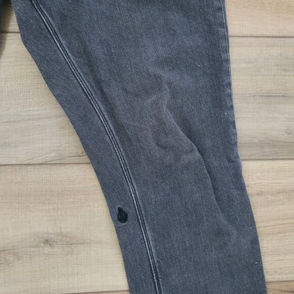 Volcom Vorta Slim Straight Gray Black Jeans Men Sz 34 x 32 - Picture 8 of 8